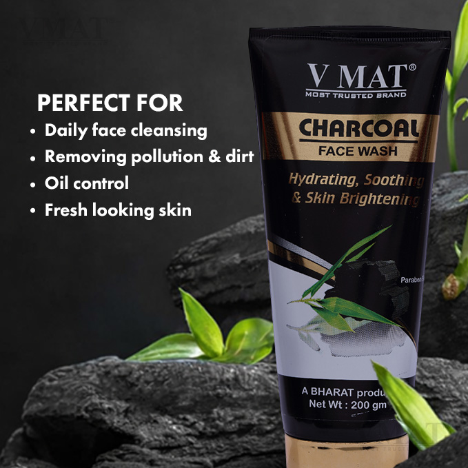 VMAT Charcoal Face Wash with Activated Charcoal